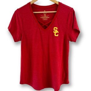 USC Trojans womens short sleeve t-shirt size M‎